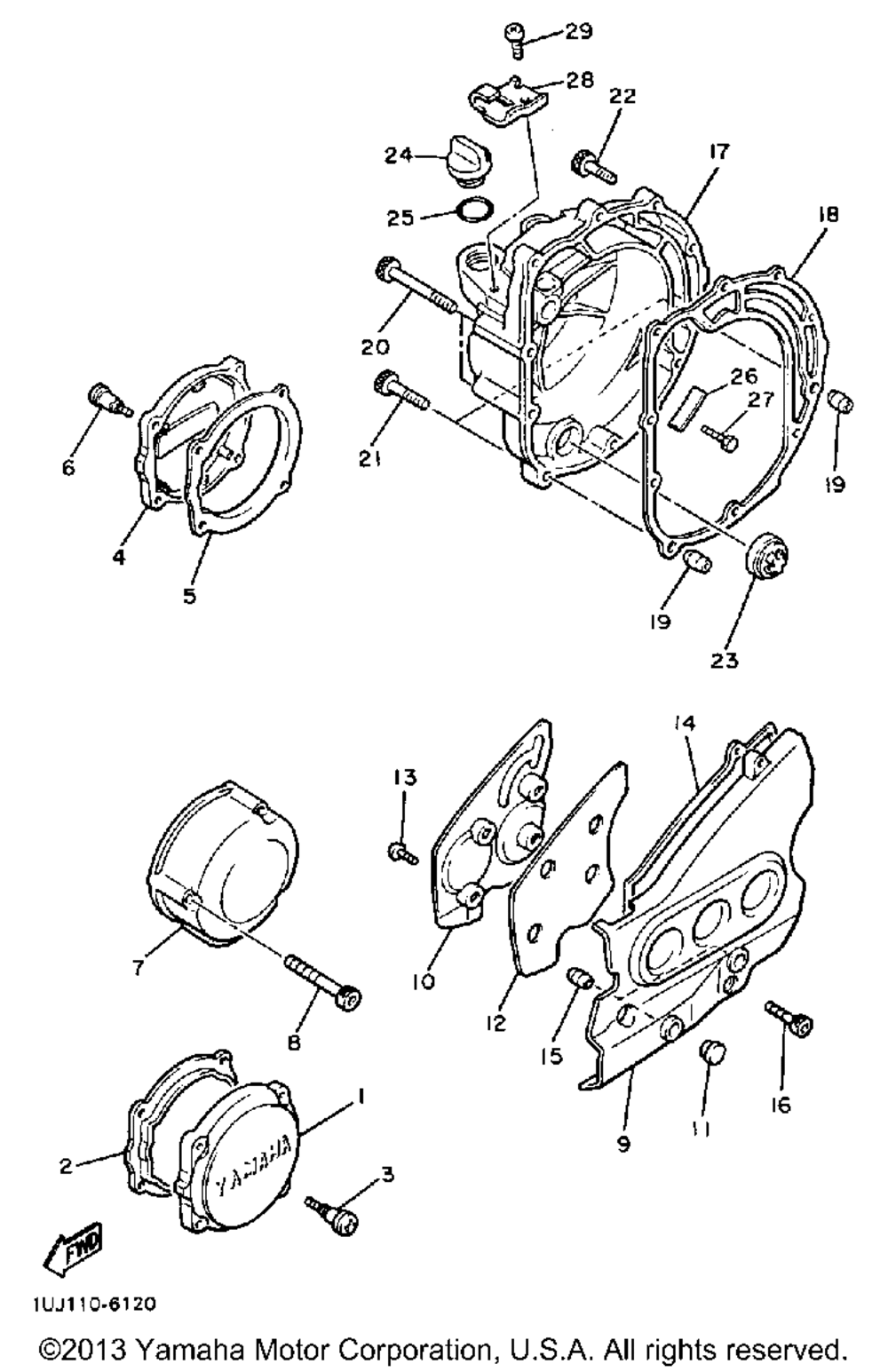 Crankcase cover