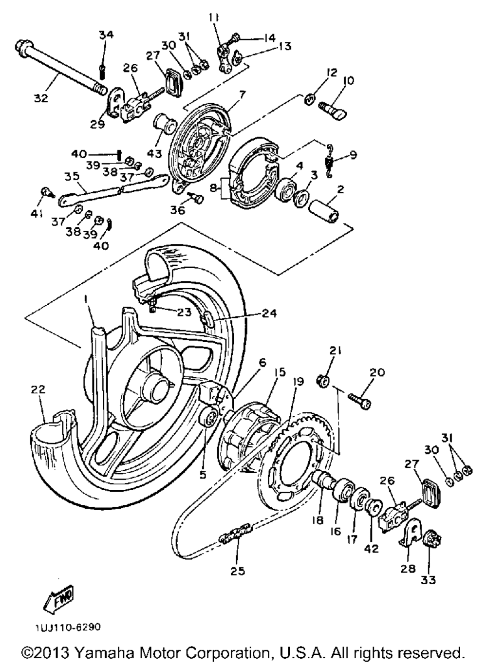 Rear wheel