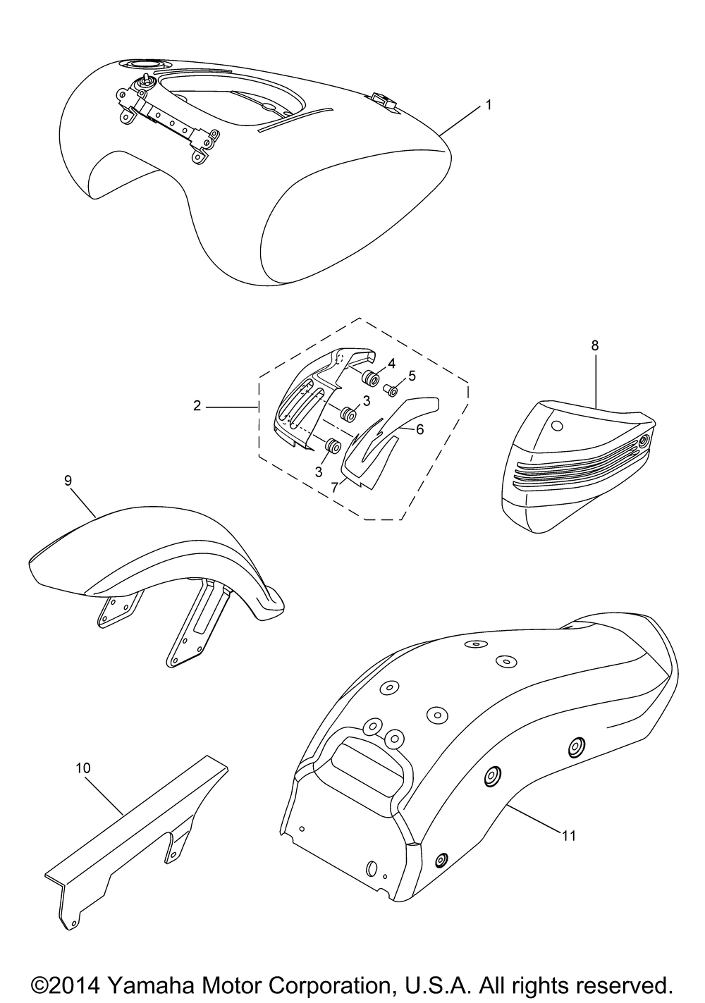 Alternate painted parts