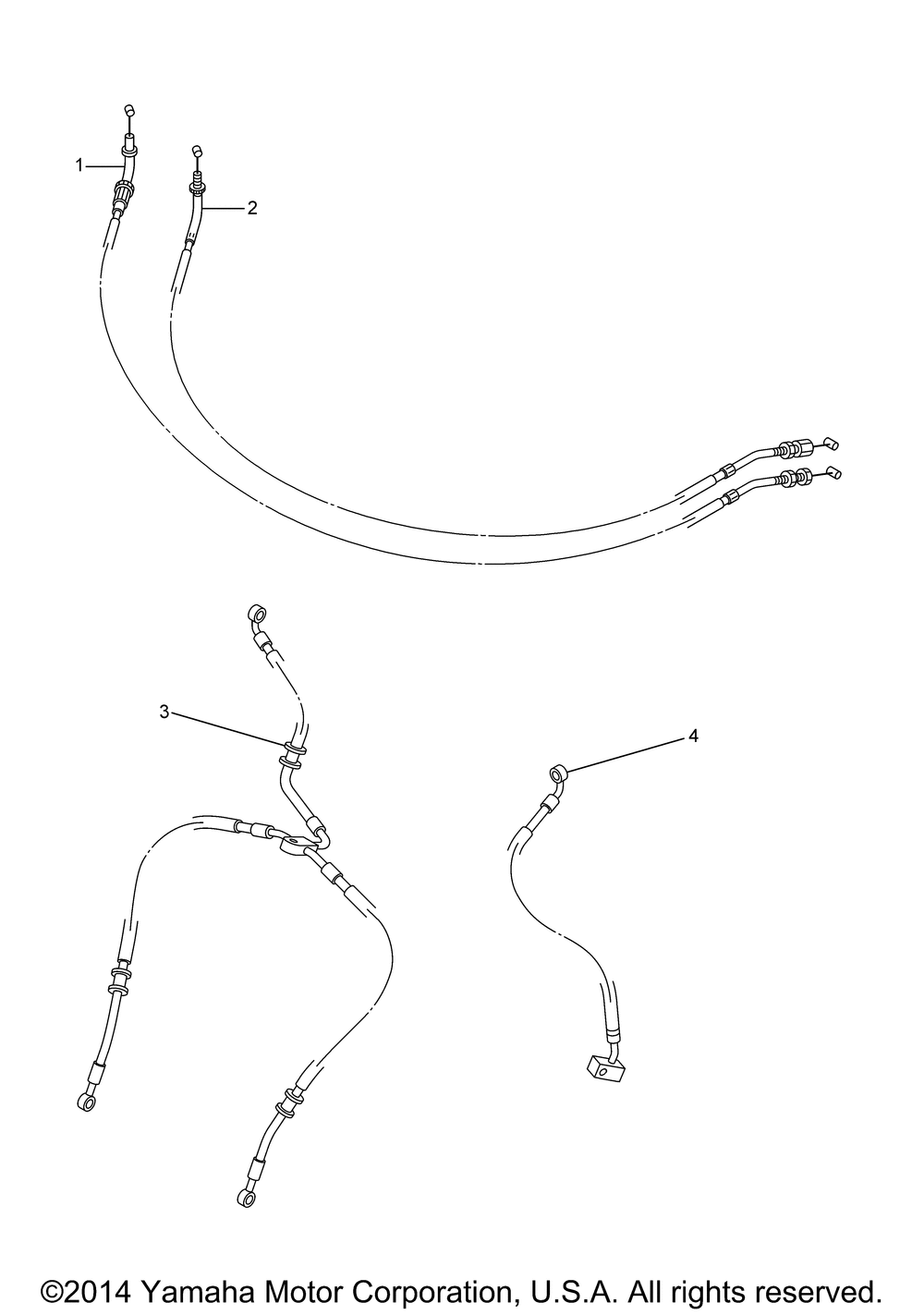 Alternate hoses cables