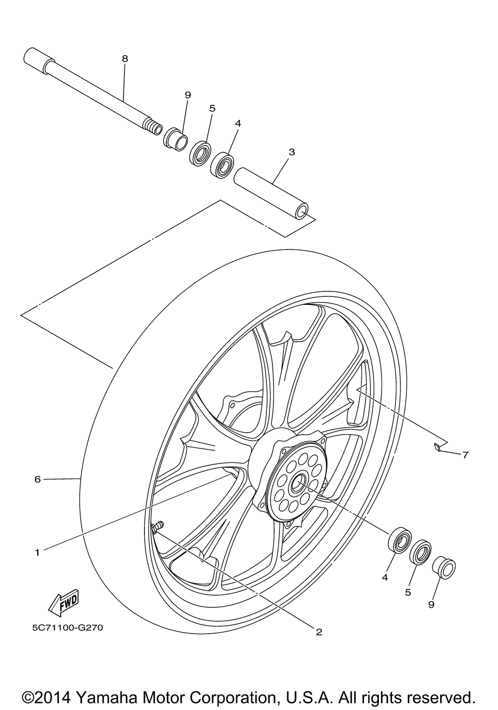 Front wheel