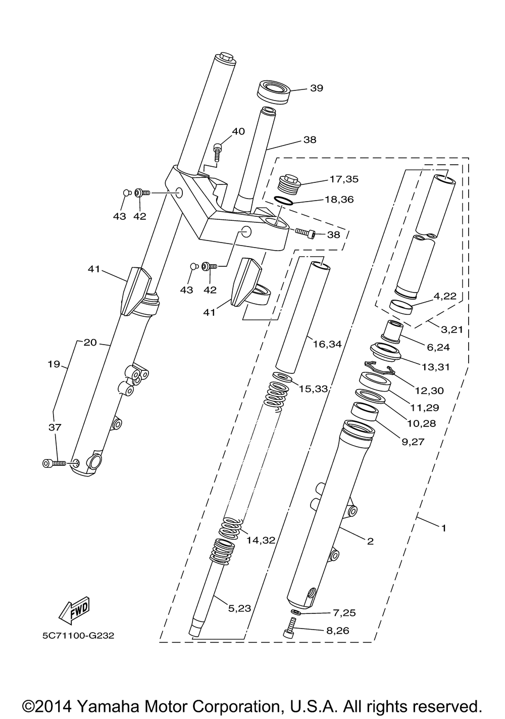 Front fork