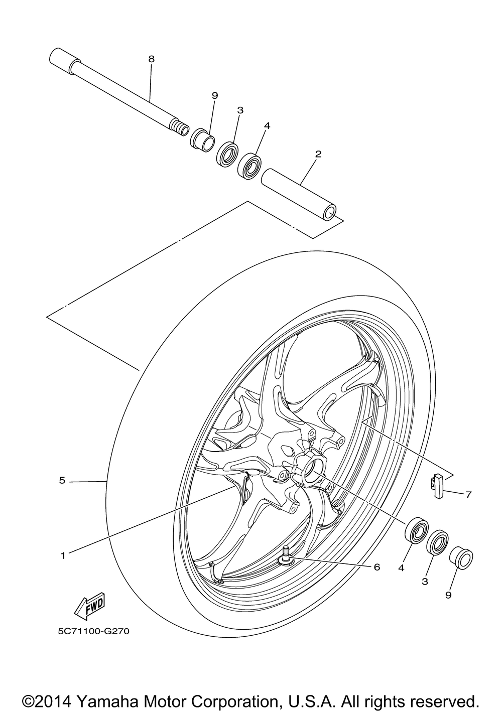 Front wheel