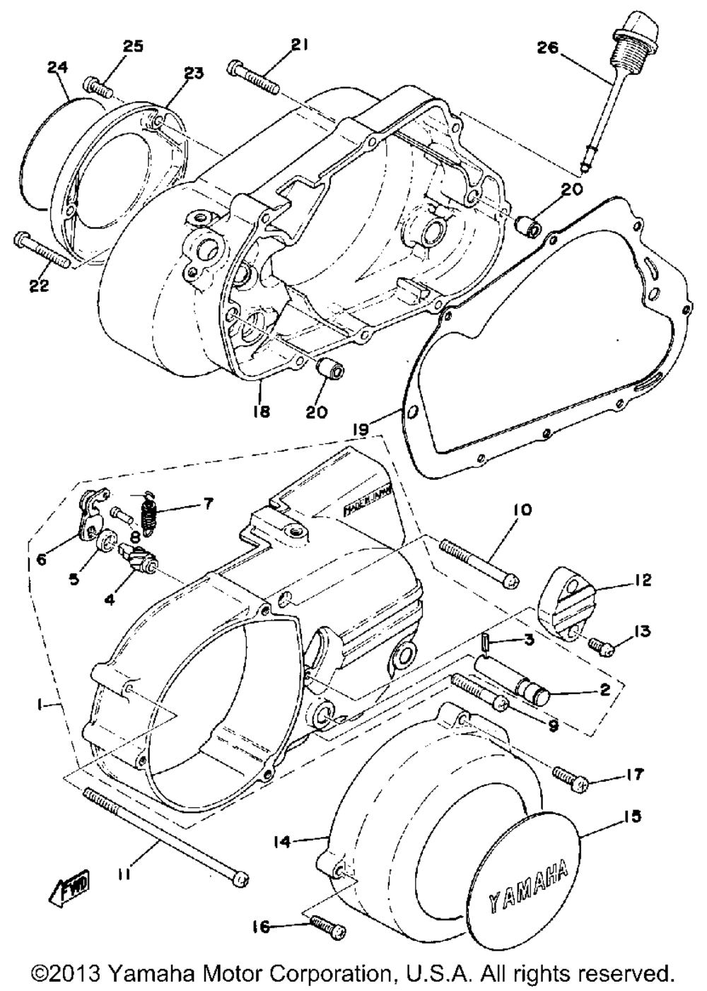 Crankcase cover