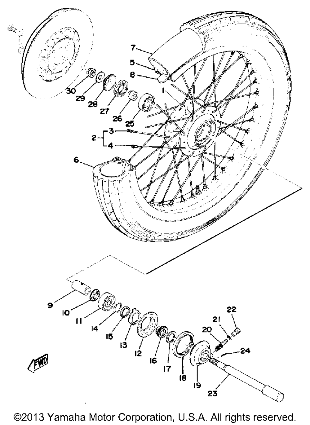 Front wheel