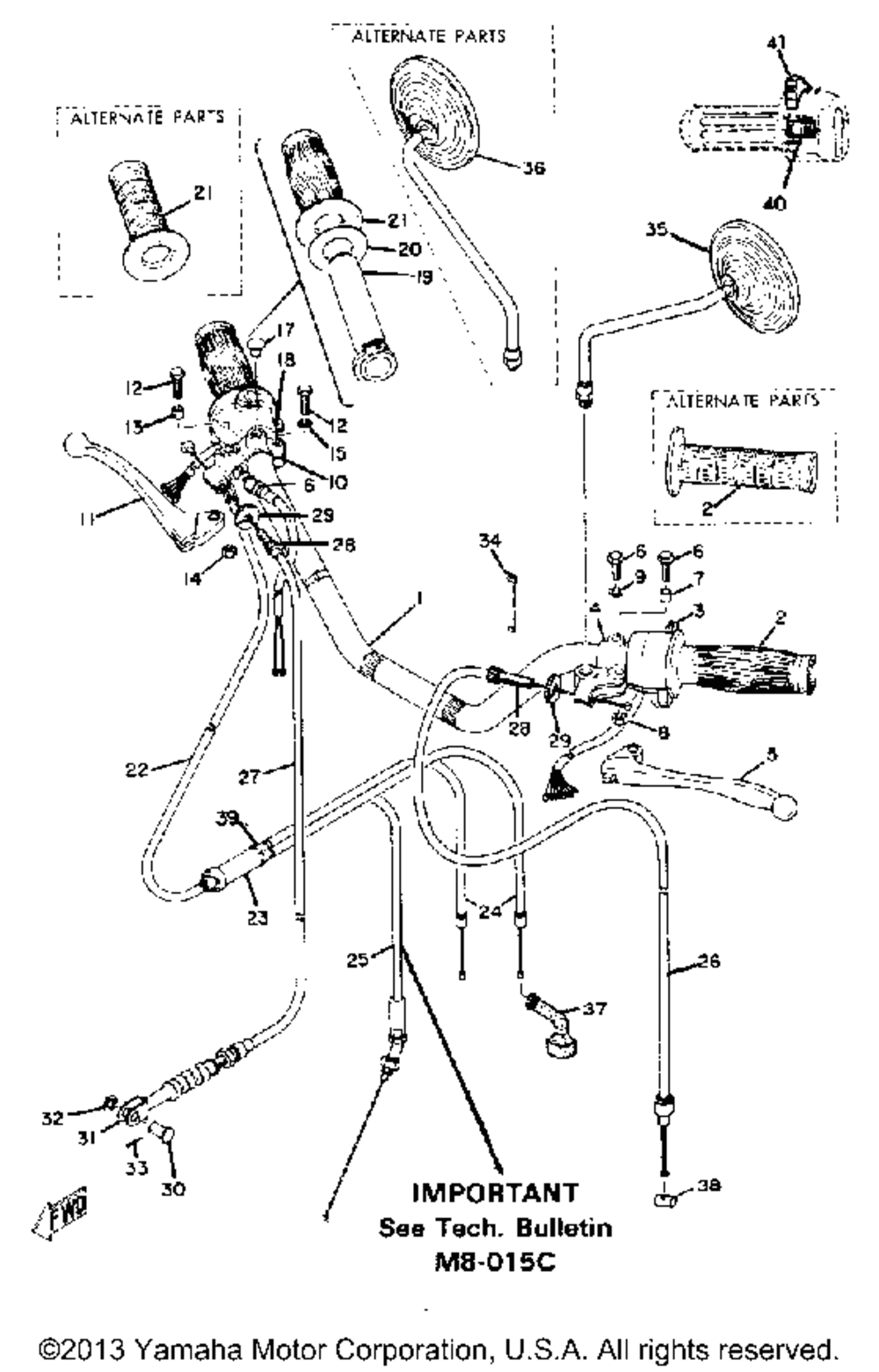 Handle wire