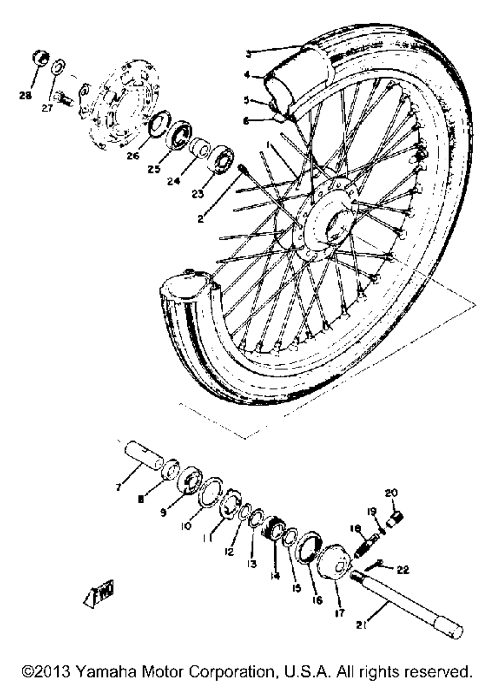 Front wheel