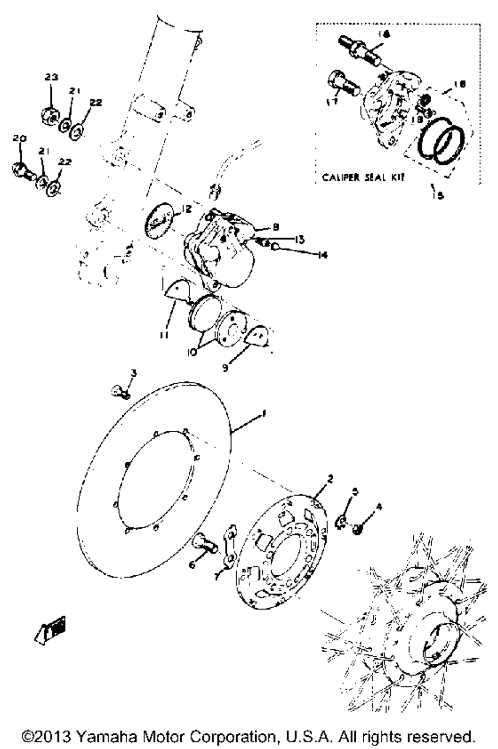 Disc brake caliper