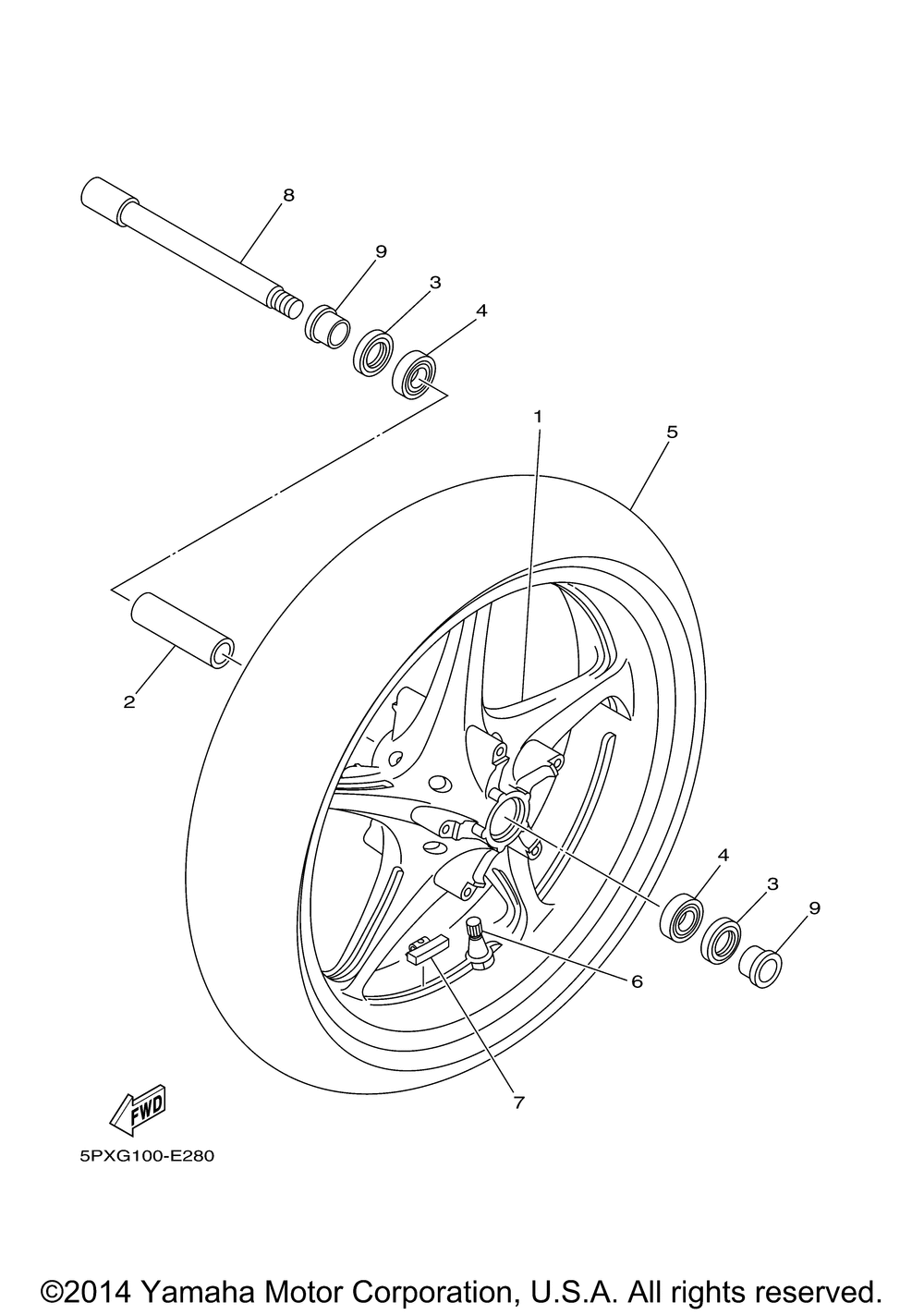 Front wheel