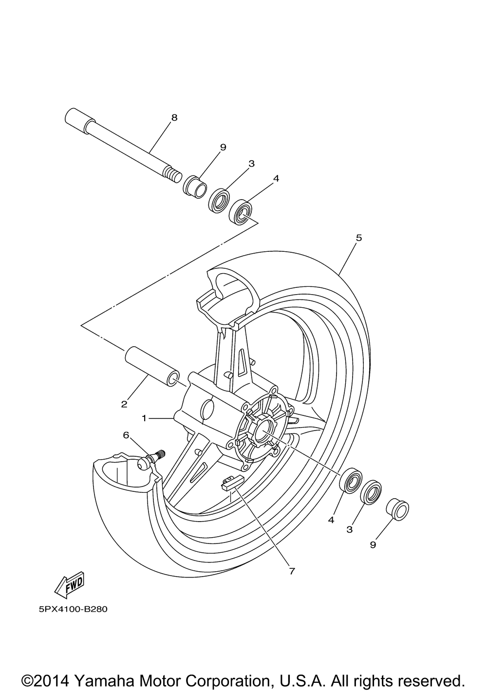 Front wheel