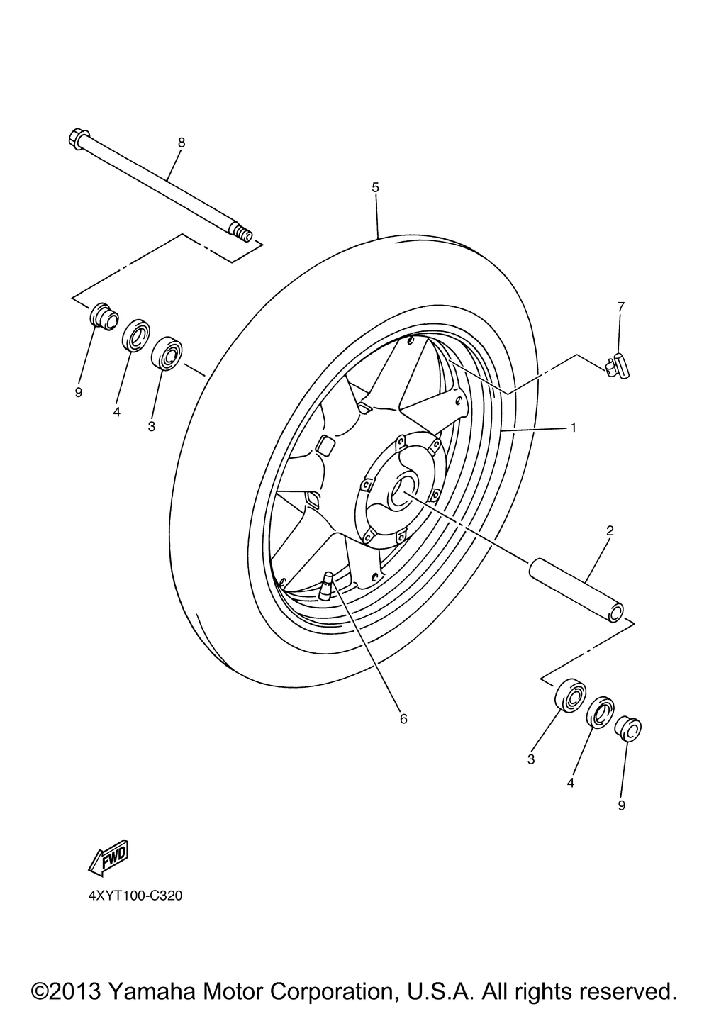 Front wheel