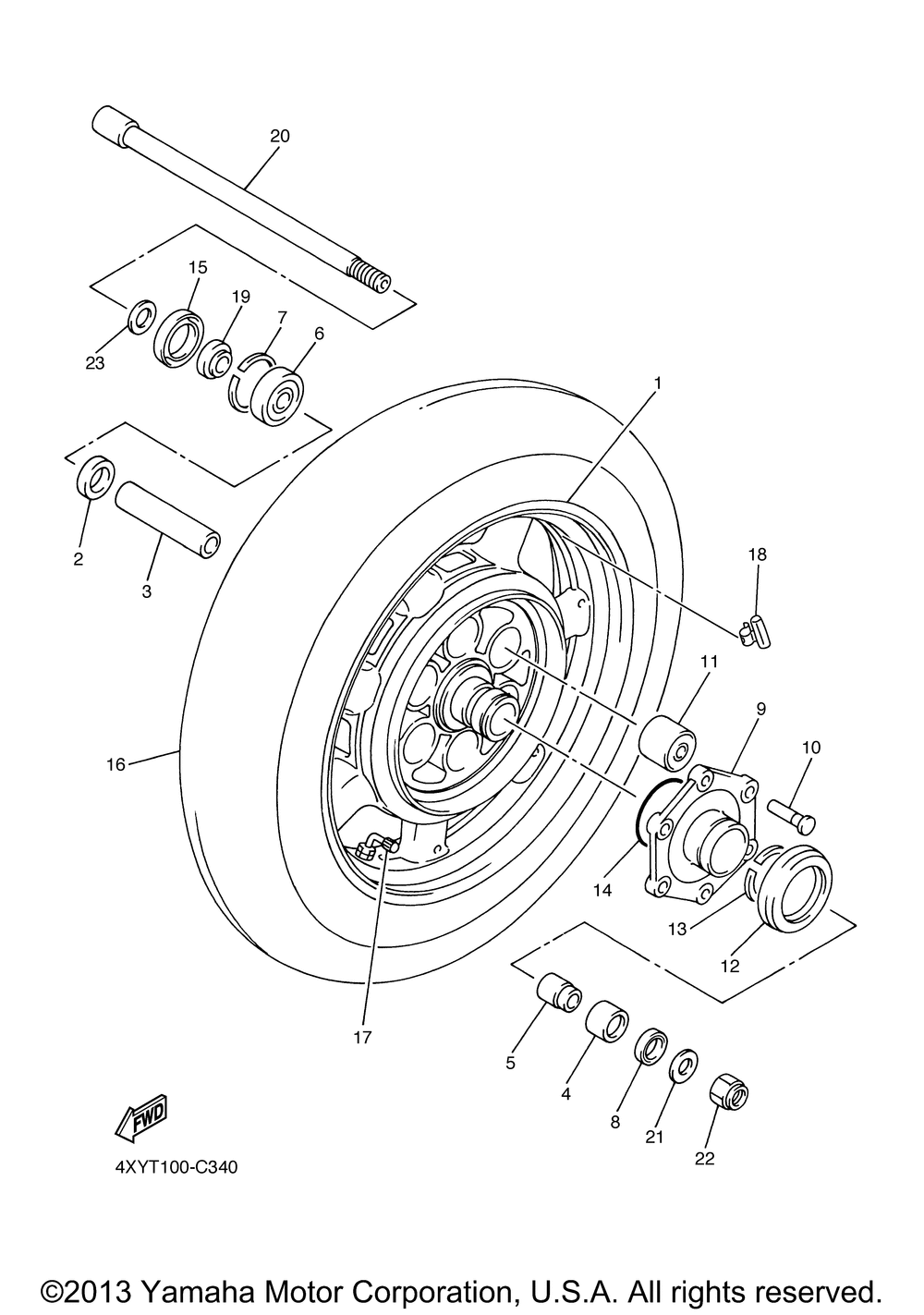 Rear wheel