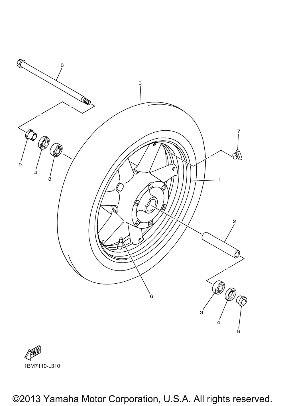 Front wheel