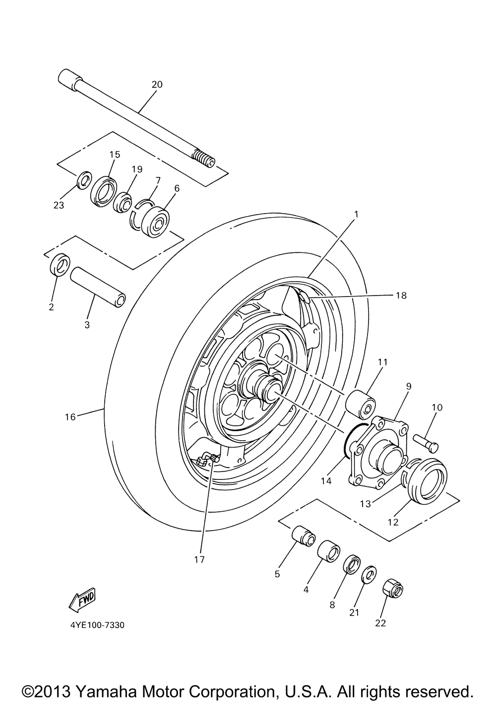 Rear wheel