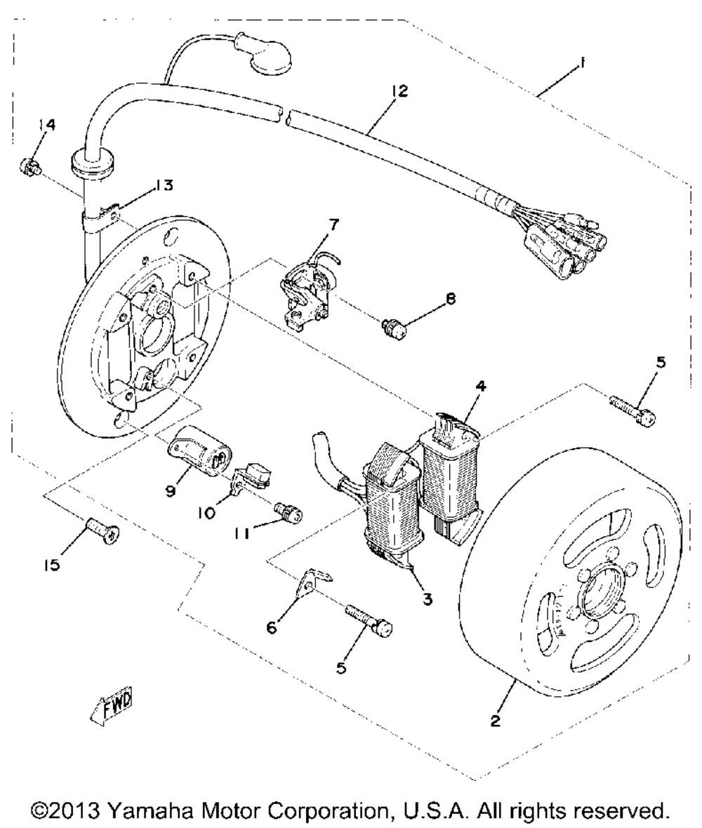 Flywheel magneto