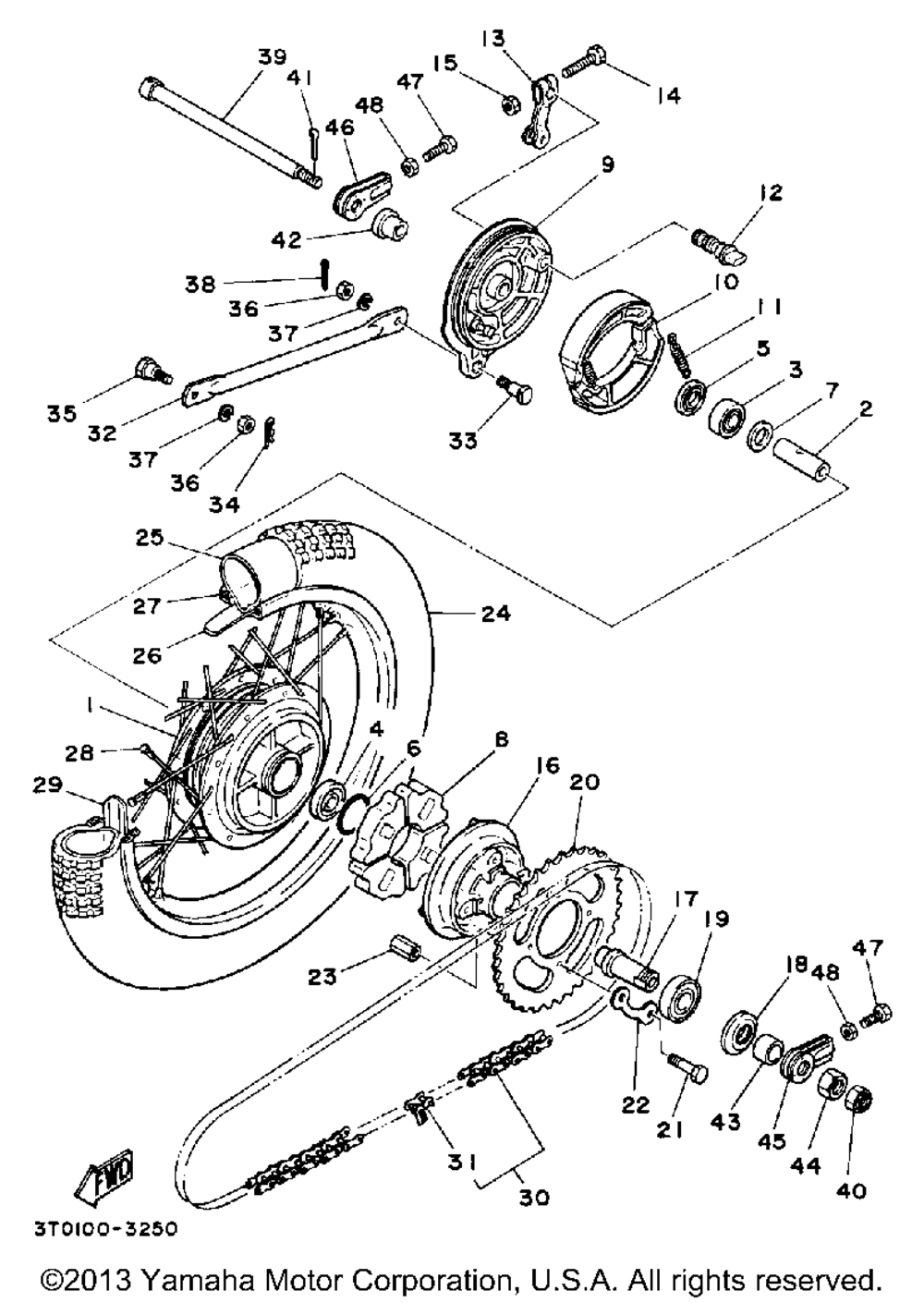 Rear wheel