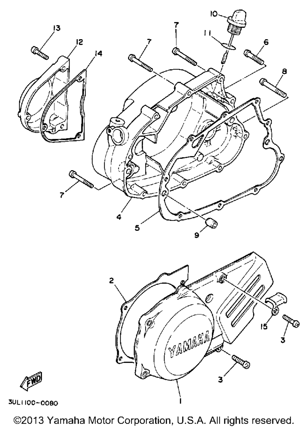 Crankcase cover 1