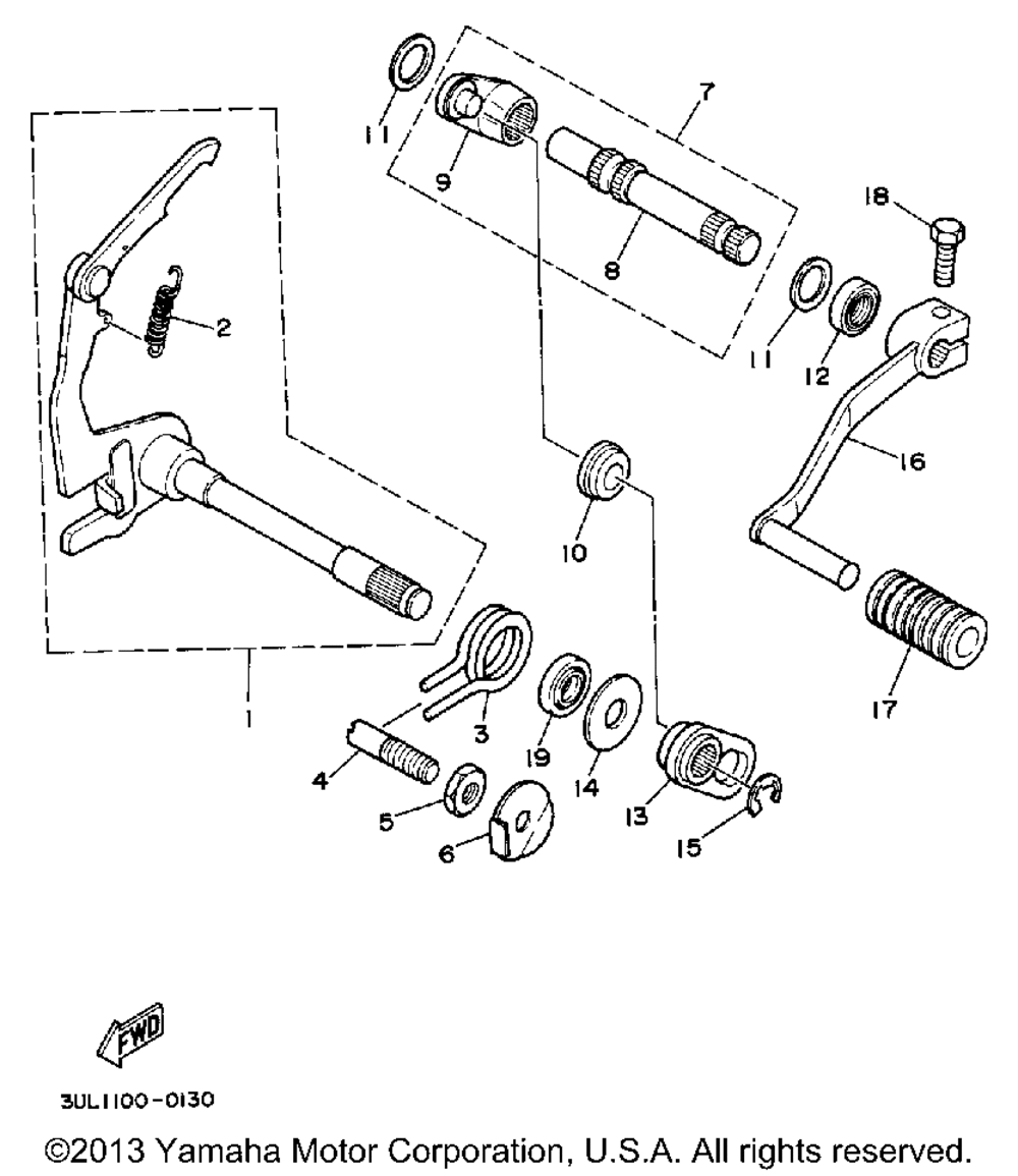 Shift shaft