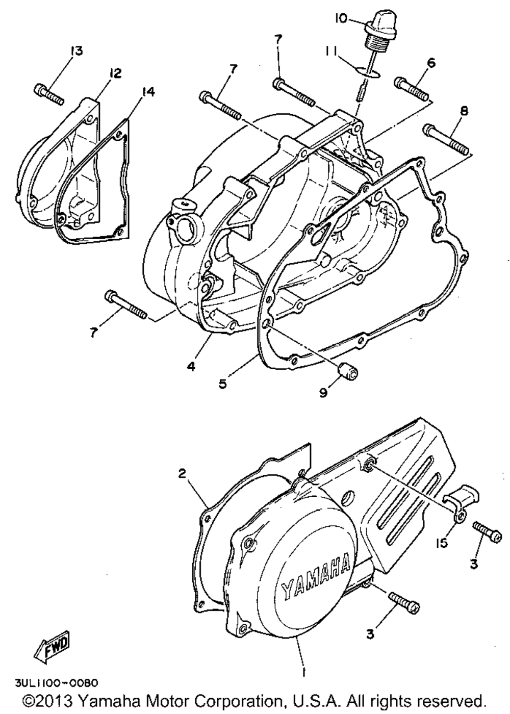 Crankcase cover 1