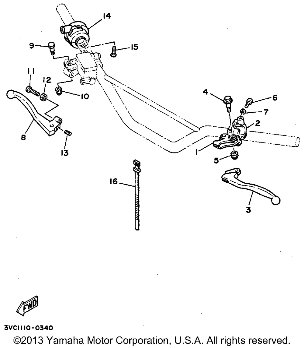 Handle switch - lever