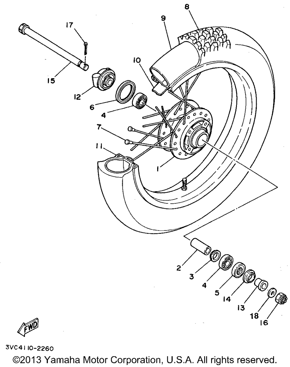 Front wheel