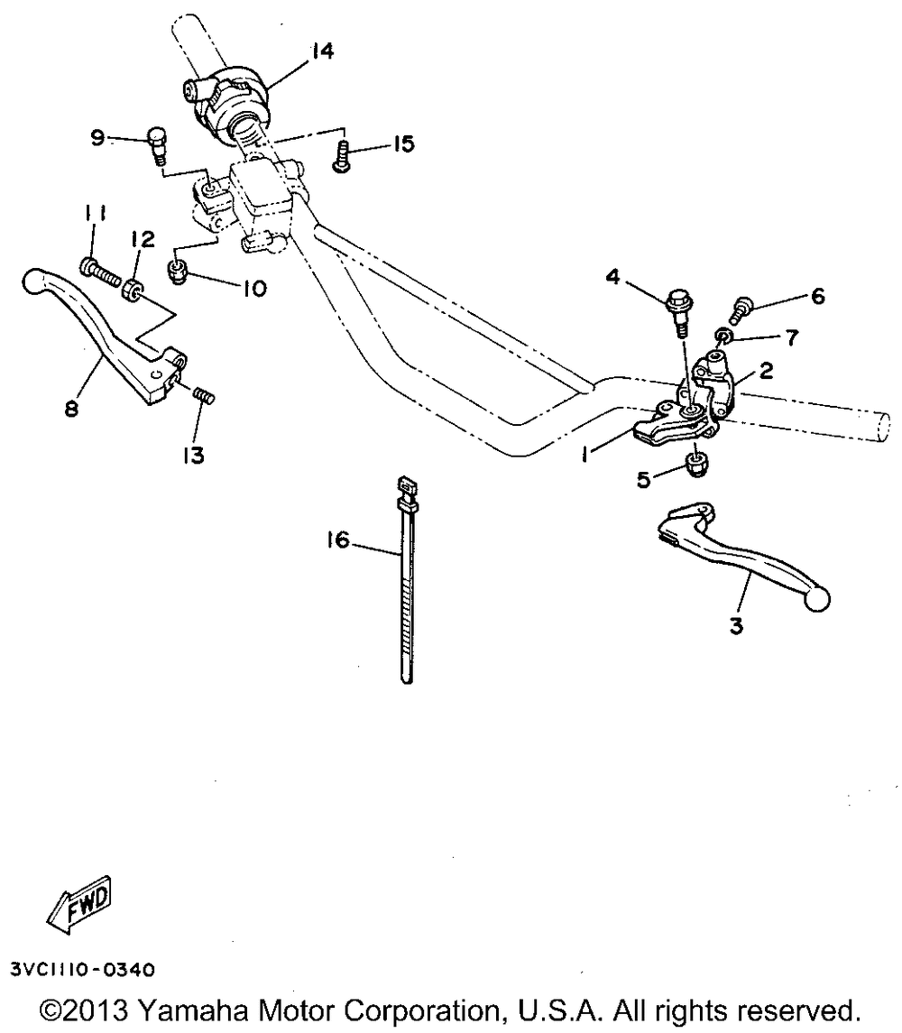 Handle switch - lever