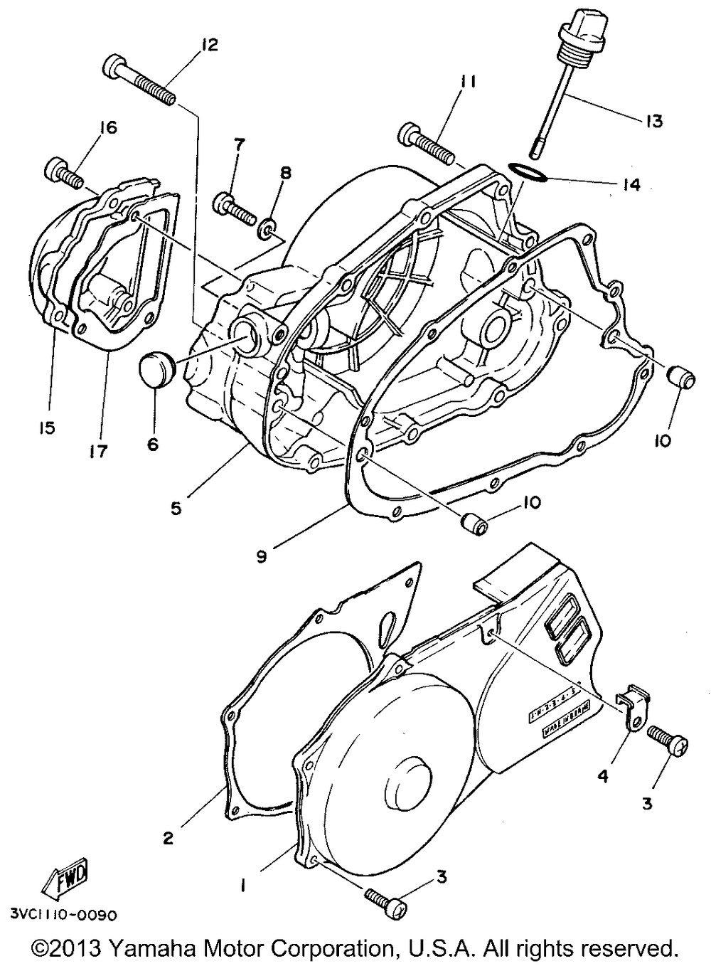 Crankcase cover 1