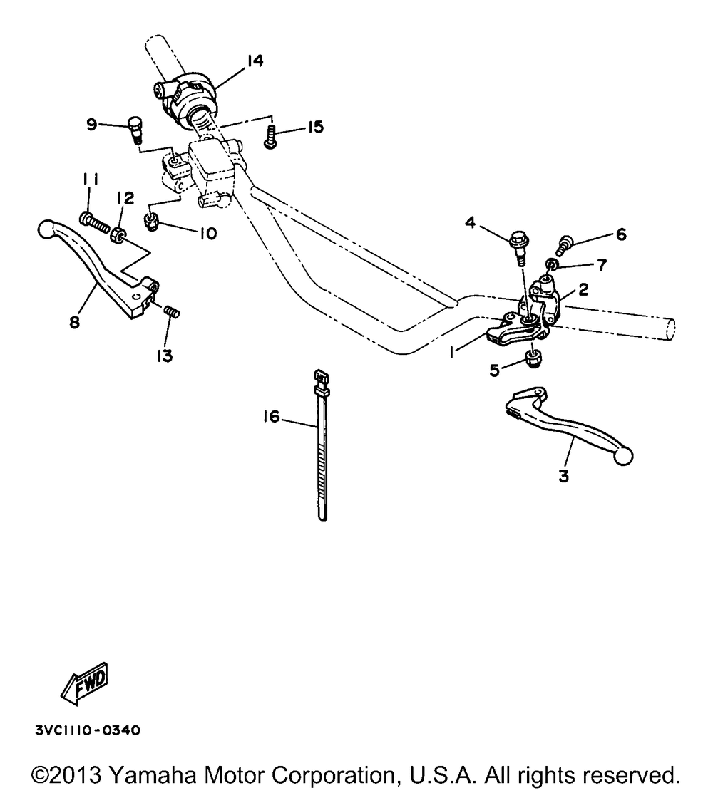 Handle switch lever