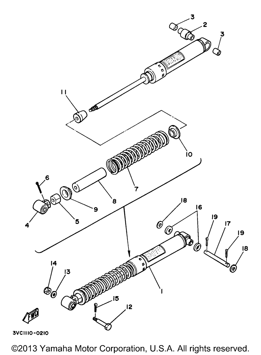 Rear suspension