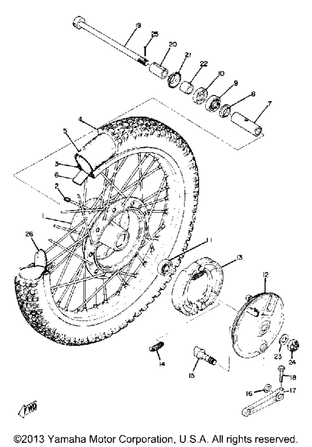 Front wheel