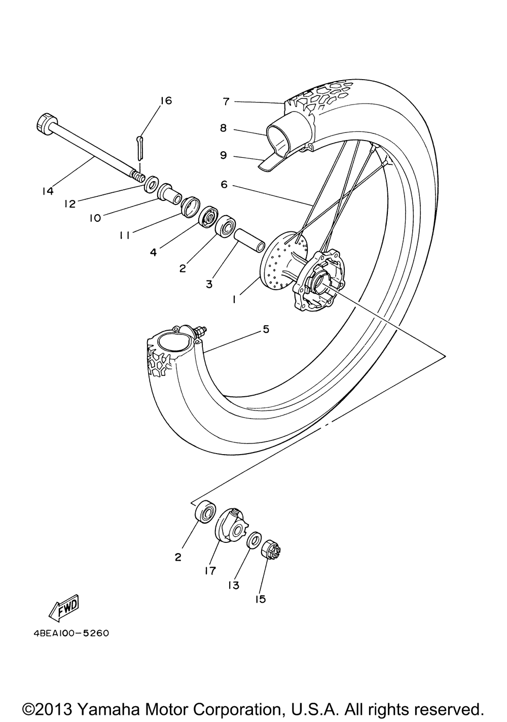 Front wheel