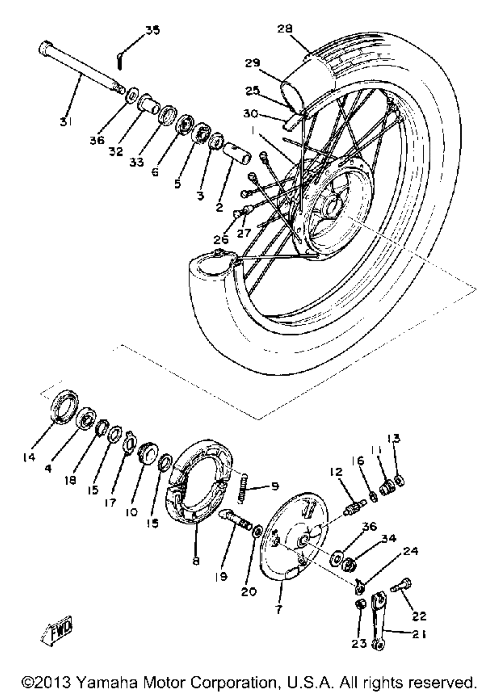 Front wheel