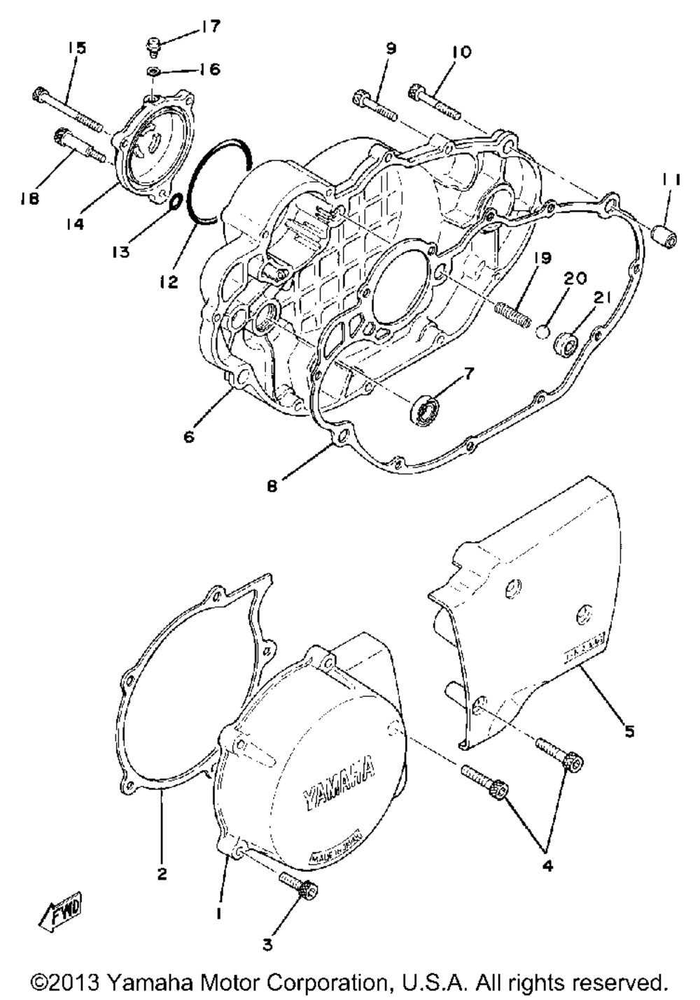 Crankcase cover