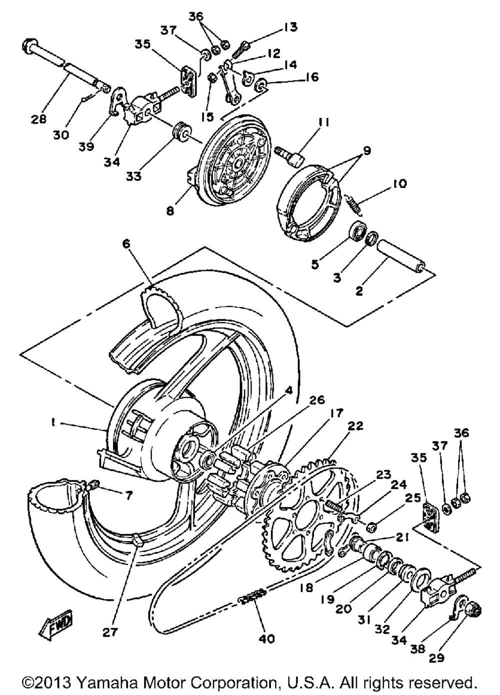 Rear wheel