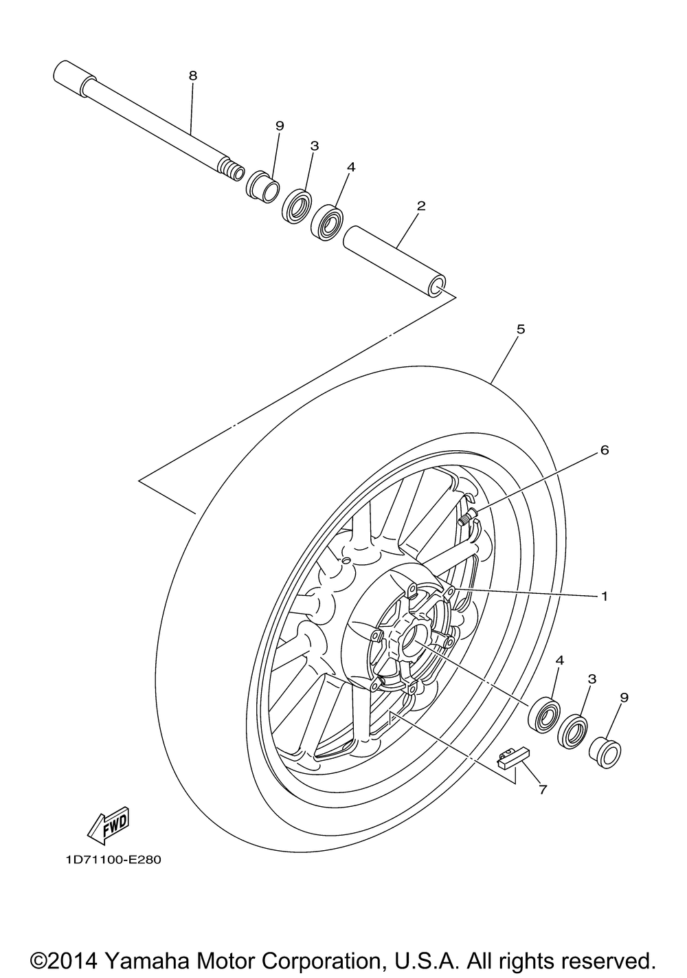 Front wheel