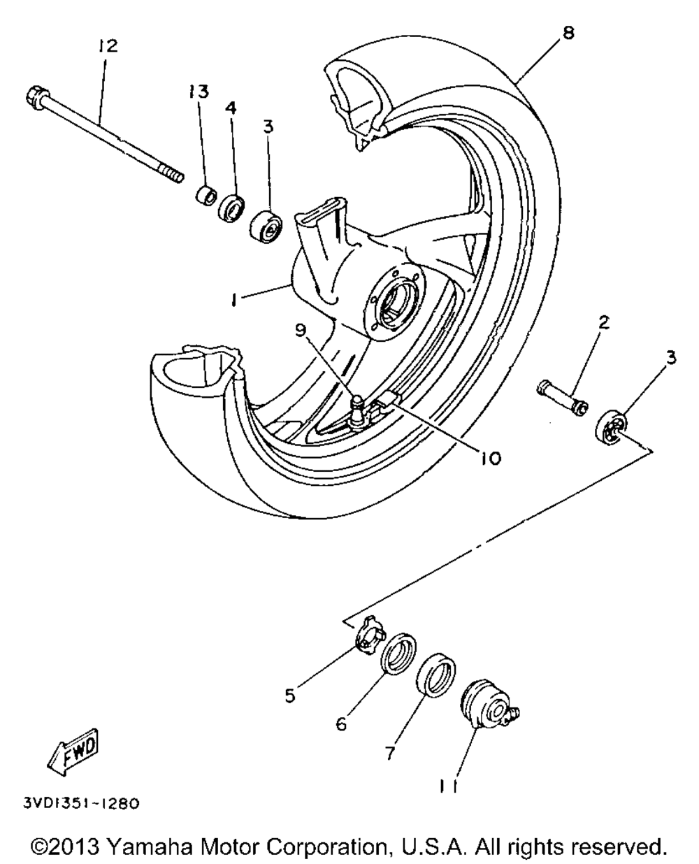 Front wheel