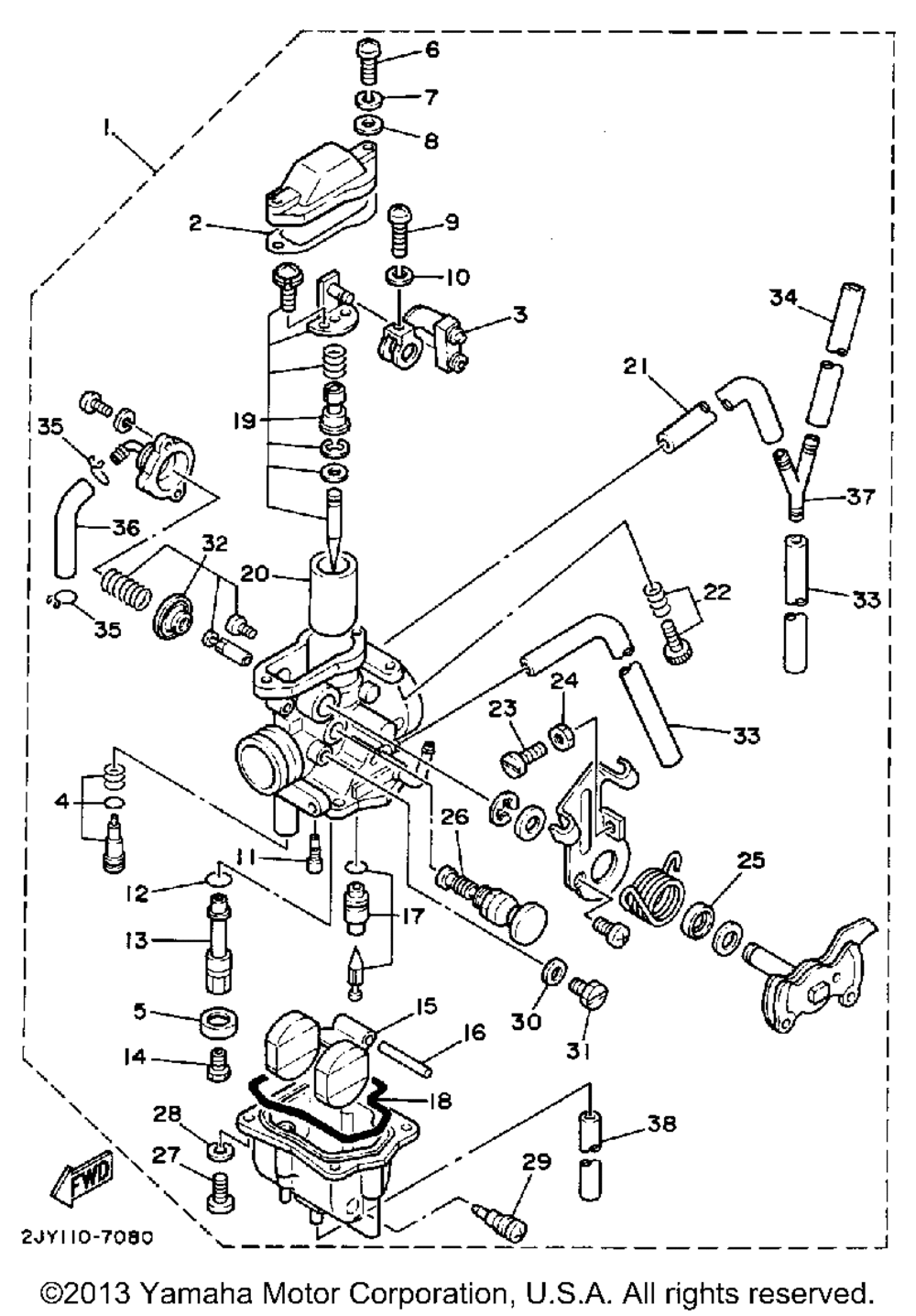 Carburetor non california