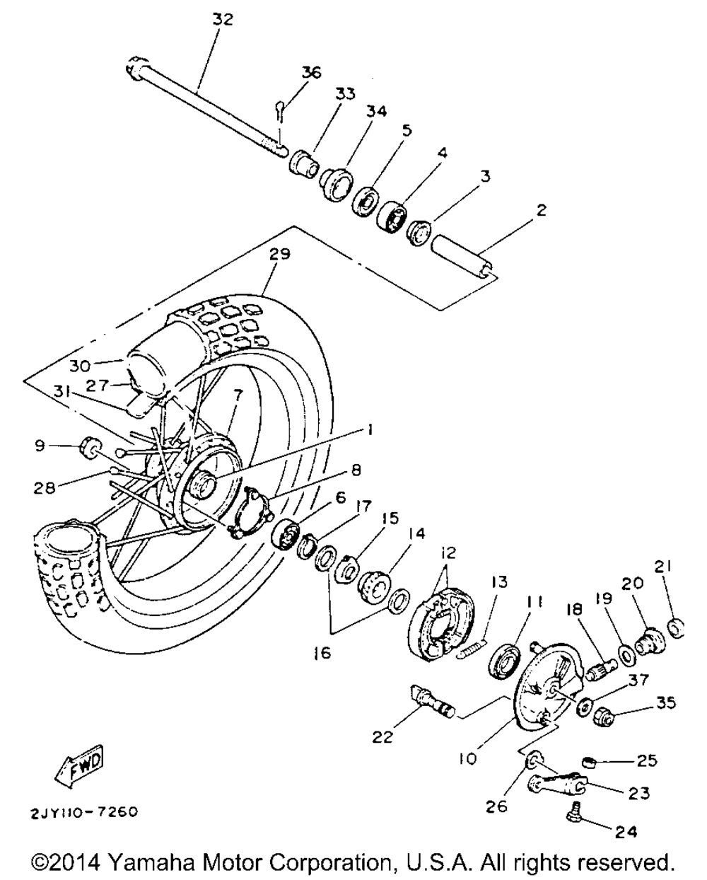 Front wheel