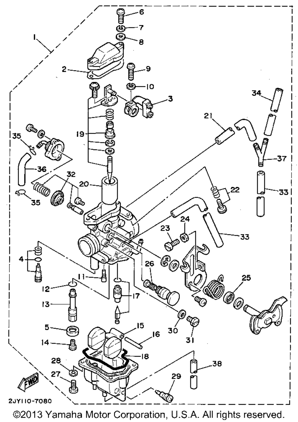 Carburetor non california