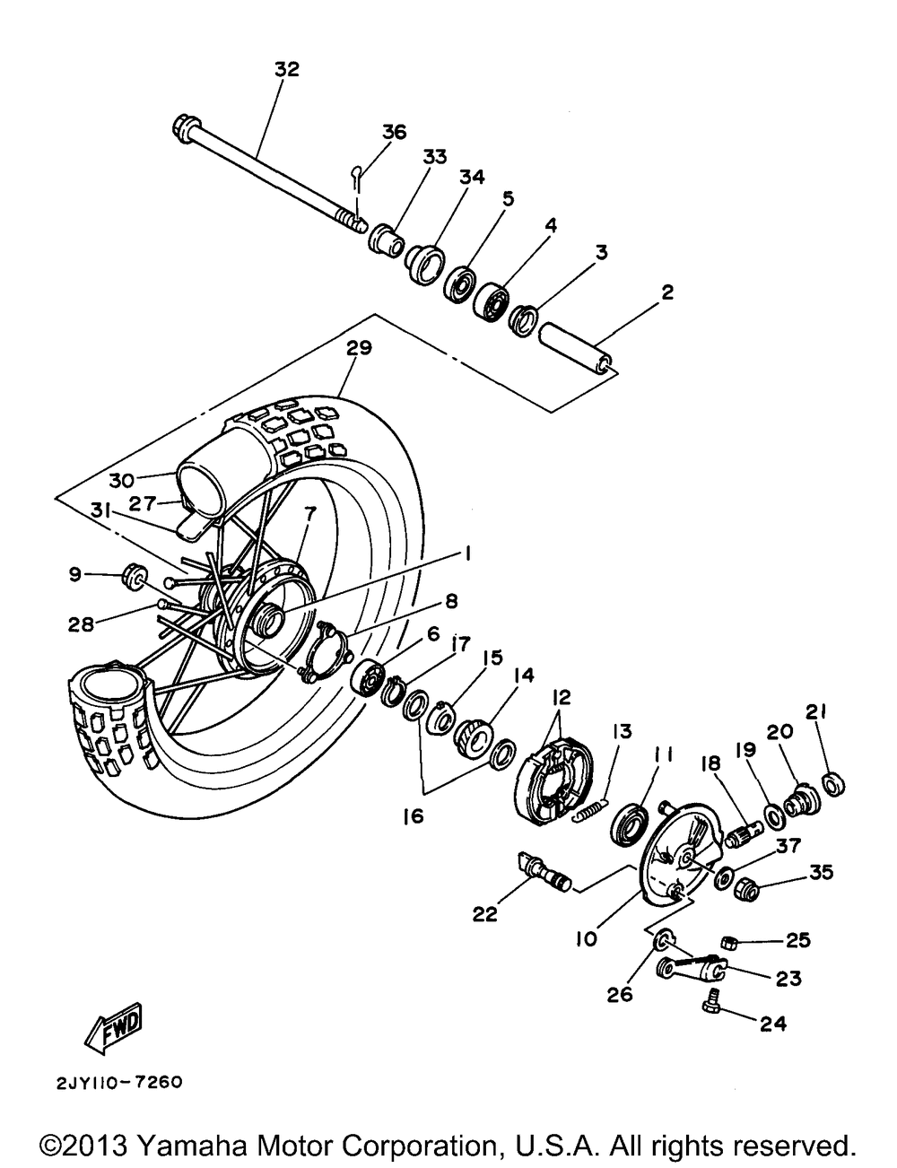 Front wheel