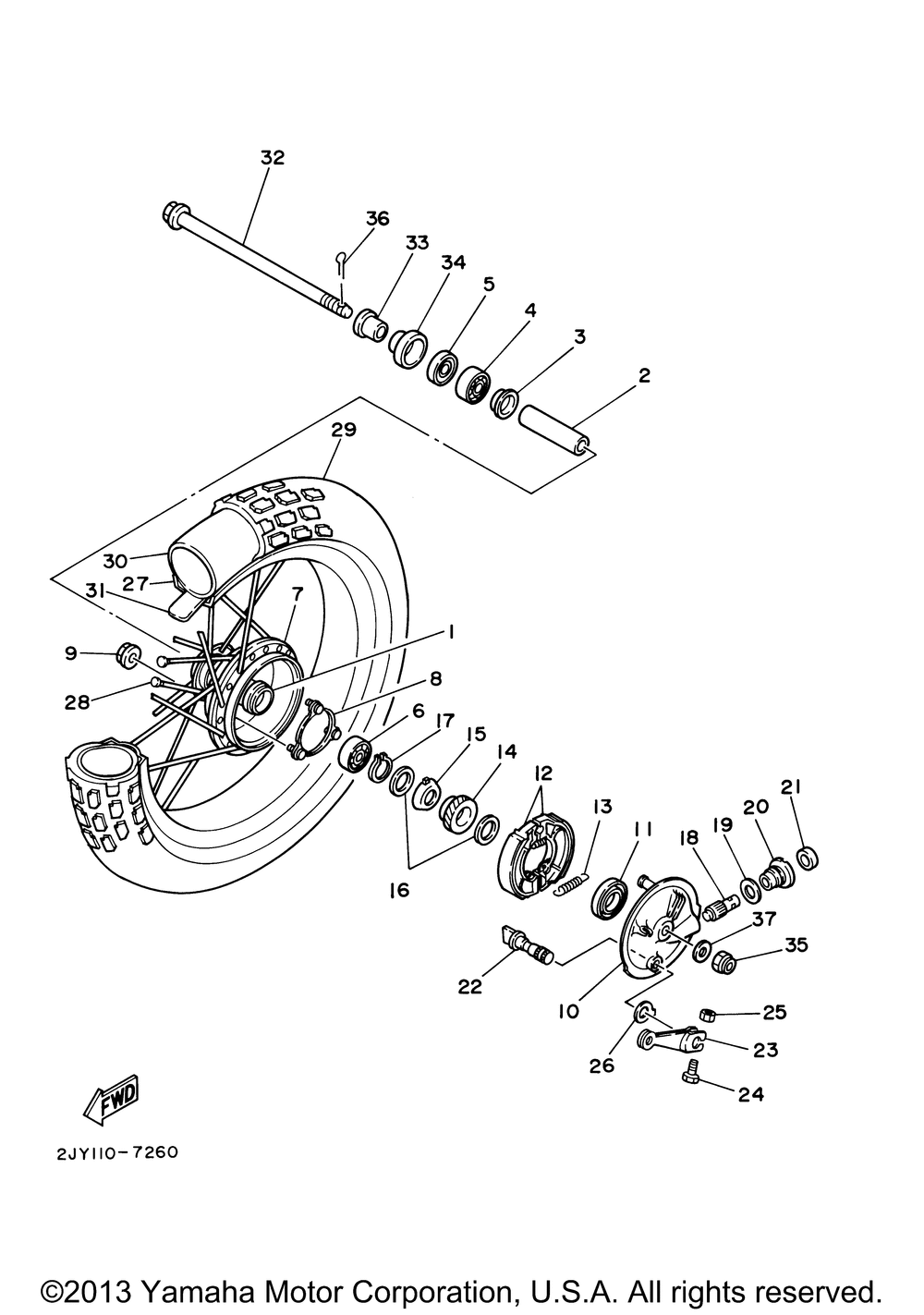 Front wheel