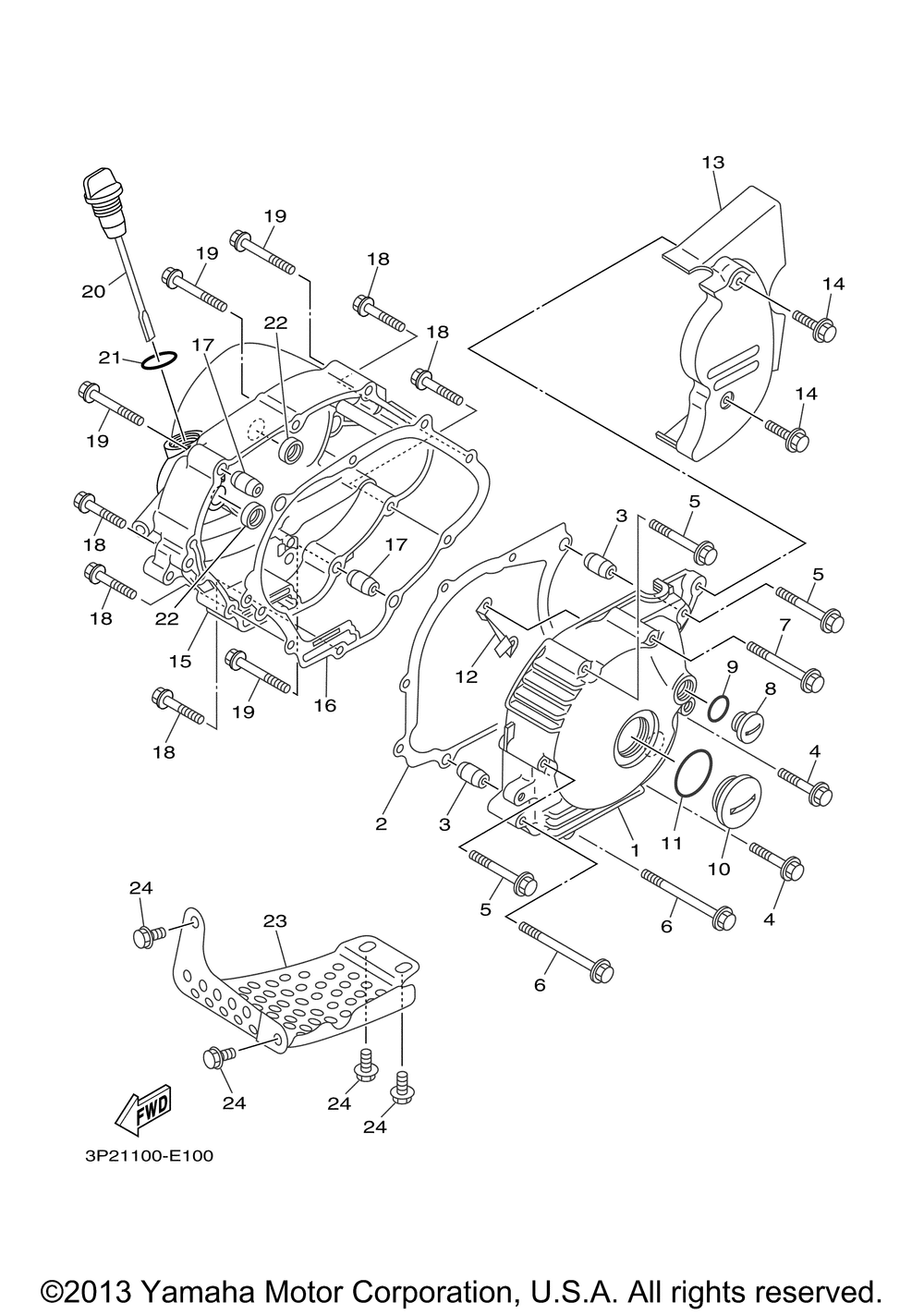 Crankcase cover 1