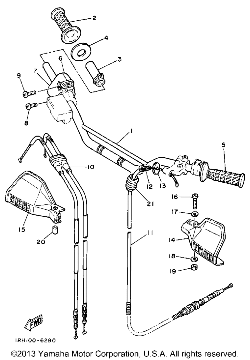 Handlebar-cable