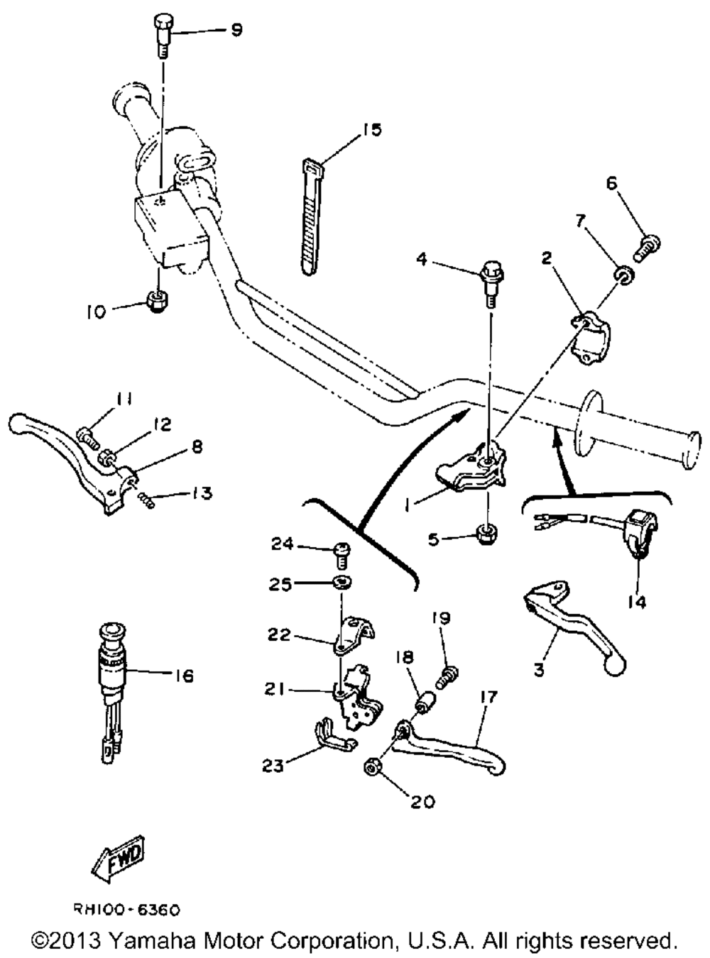 Handle switch-lever