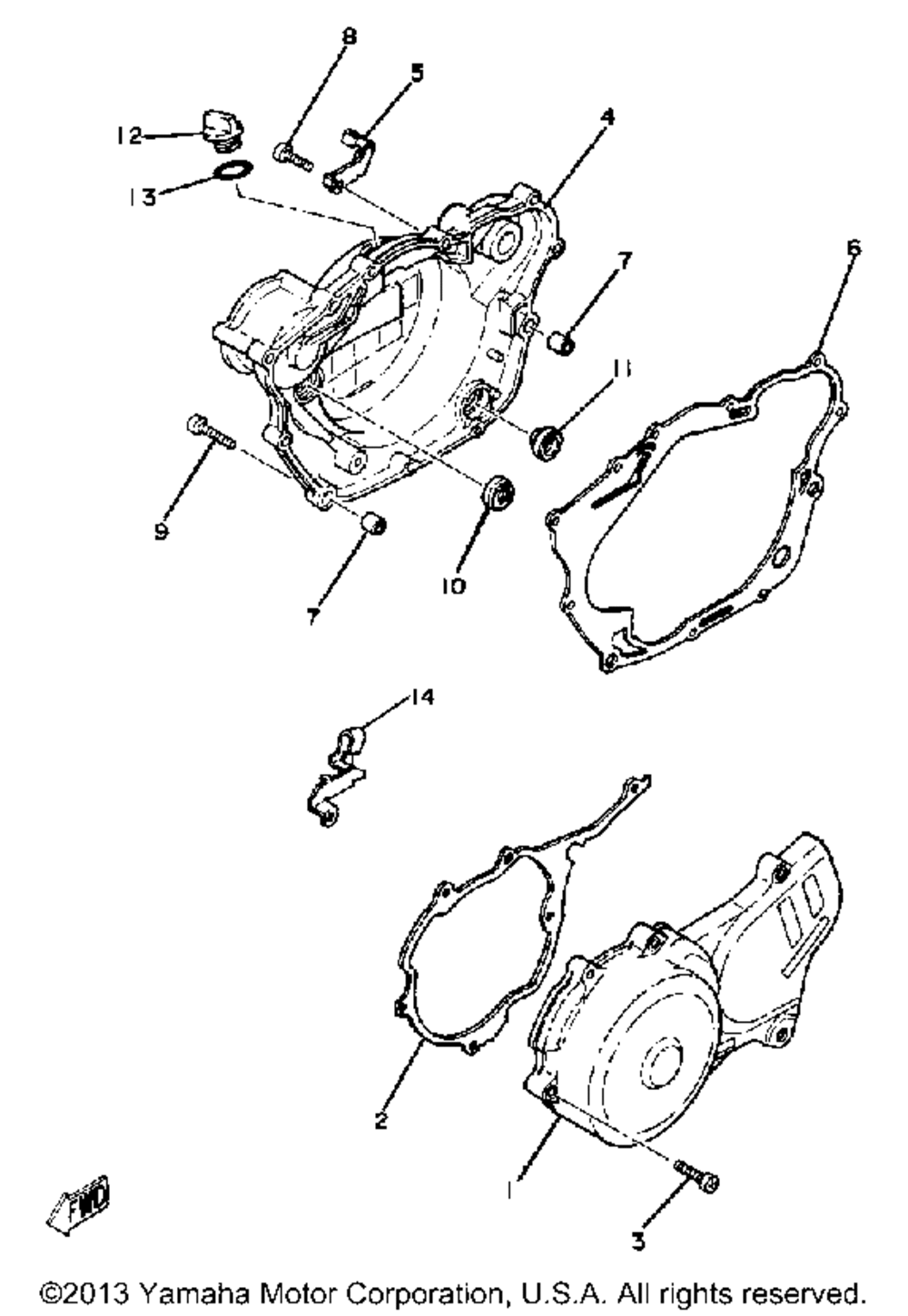 Crankcase cover