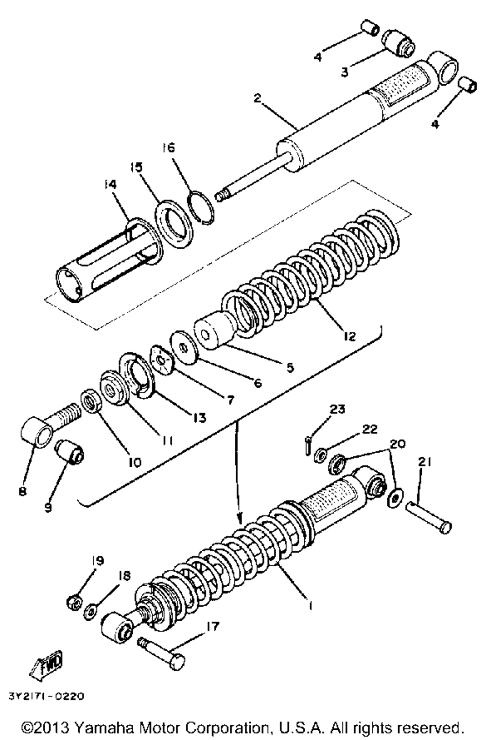 Rear suspension