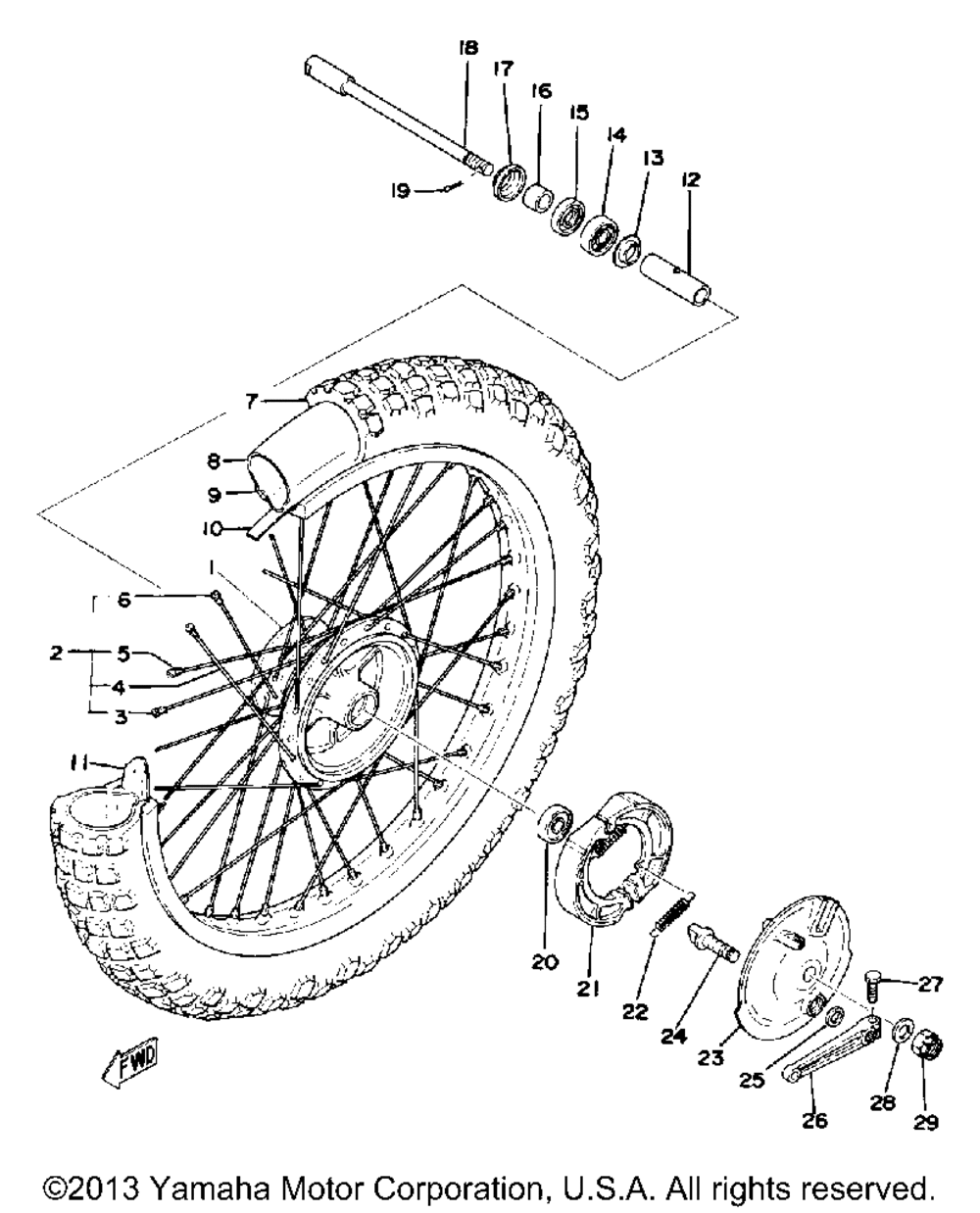 Front wheel