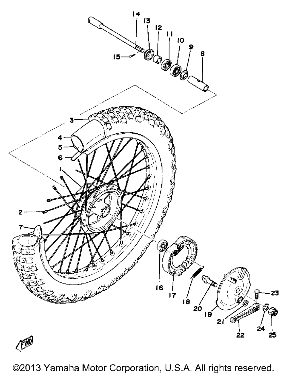 Front wheel