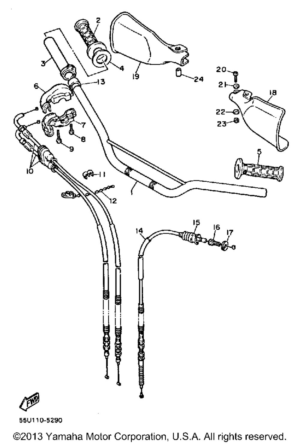 Handlebar-cable