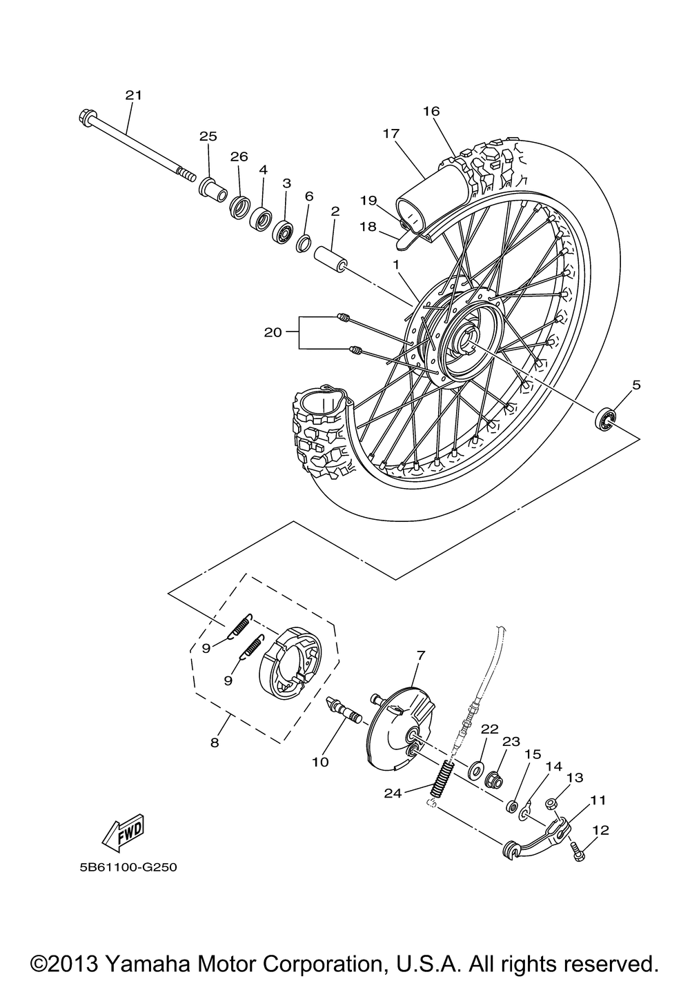 Front wheel